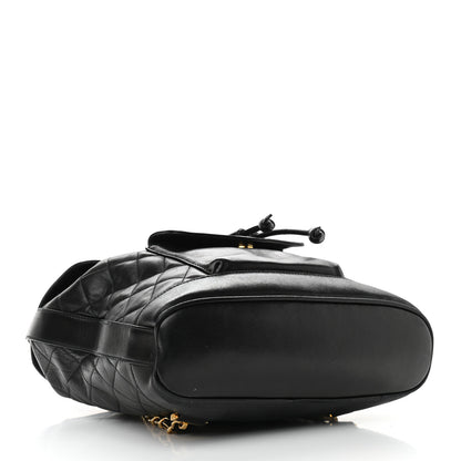 Chanel Lambskin Quilted CC Backpack Black 4 of 11