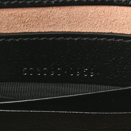 Gucci Textured Calfskin Web Mini Rajah Slim Flap Shoulder Bag Black 7 of 9