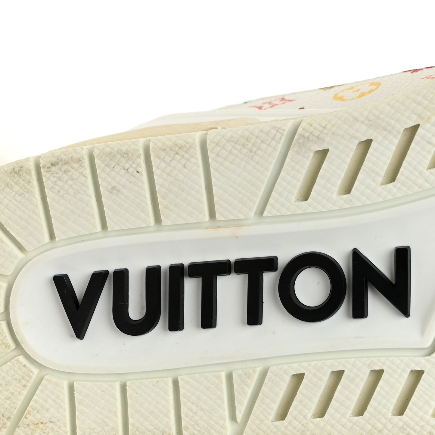 LV X TM Calfskin Monogram Multicolor Womens LV Trainer Sneakers 38 White