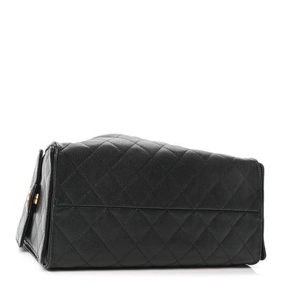 Chanel Caviar Quilted Medium Chanel 25 Handbag Black 5 of 11