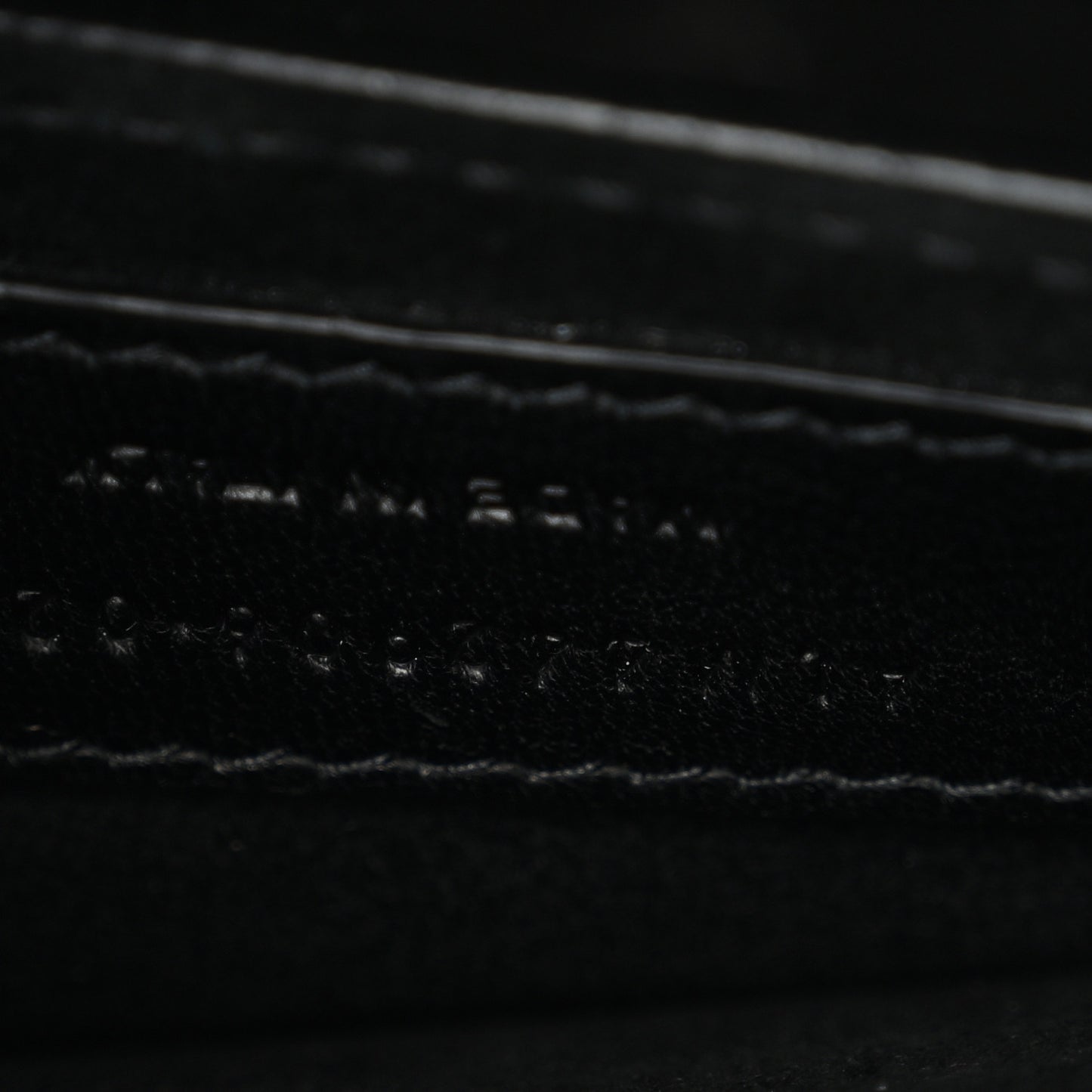 Calfskin Crocodile Embossed Medium Monogram Sunset Black
