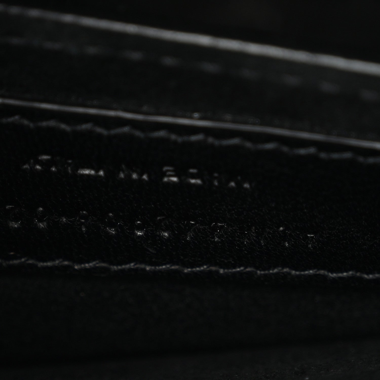 Saint Laurent Calfskin Crocodile Embossed Medium Monogram Sunset Black 7 of 11