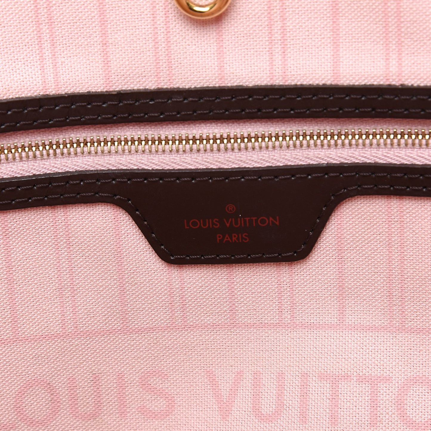 Damier Ebene Neo Neverfull MM Rose Ballerine