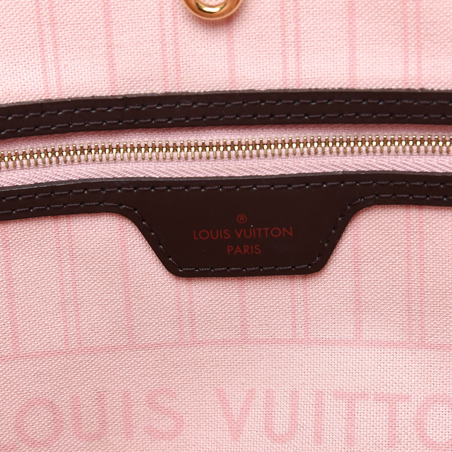 Louis Vuitton Damier Ebene Neo Neverfull MM Rose Ballerine 5 of 16