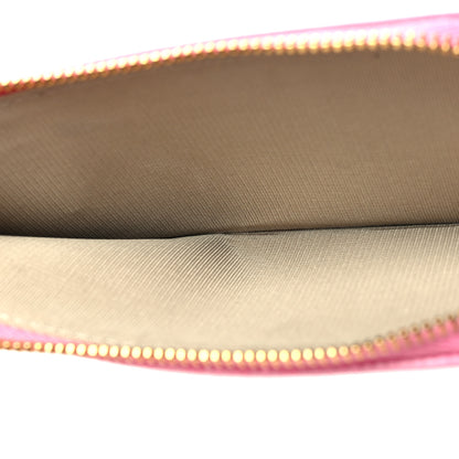 Givenchy Coated Canvas Logo 4G Cut Zip Card Holder Pink 5 of 8