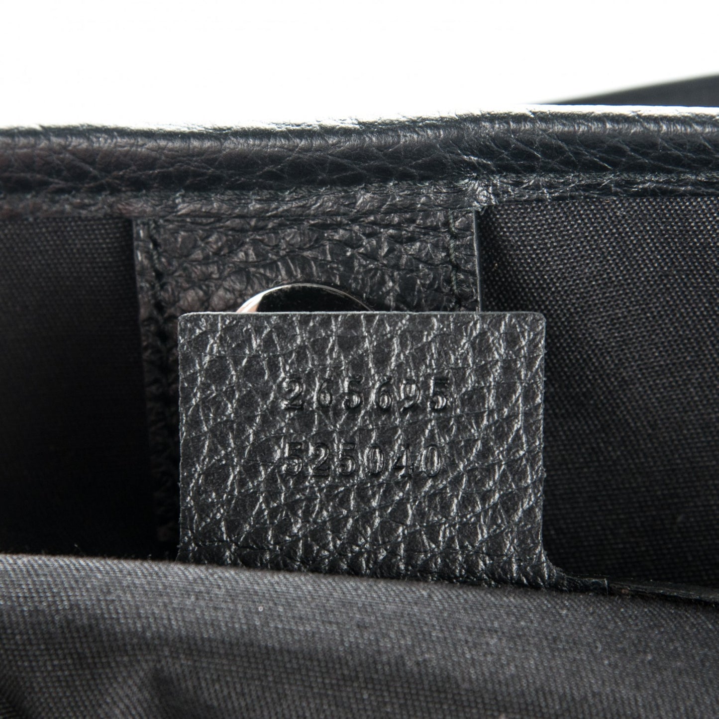 Denim Dollar Calfskin GG Monogram Medium Joy Tote Asfalto Black