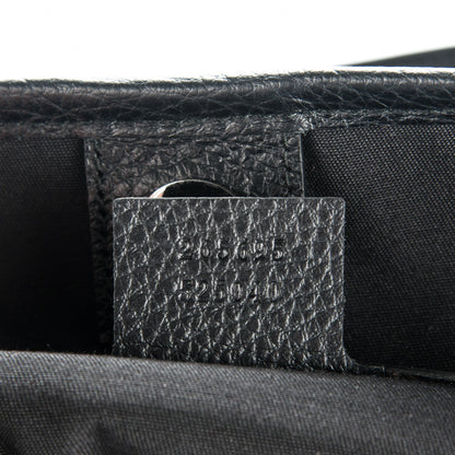 Gucci Denim Dollar Calfskin GG Monogram Medium Joy Tote Asfalto Black 7 of 7