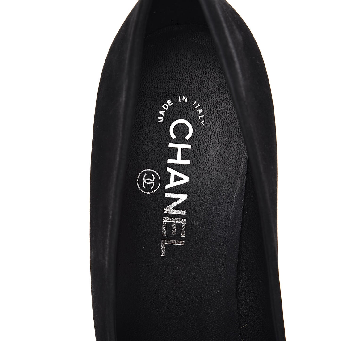 Patent Suede Calfskin Pearl Cap Toe Pumps 41 Black