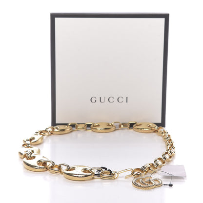Gucci Textured Chain Marina Belt Gold 4 of 4