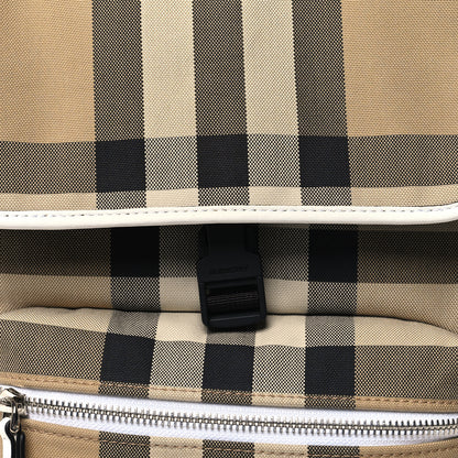 Burberry Vintage Check Dewey Backpack Archive Beige 8 of 10