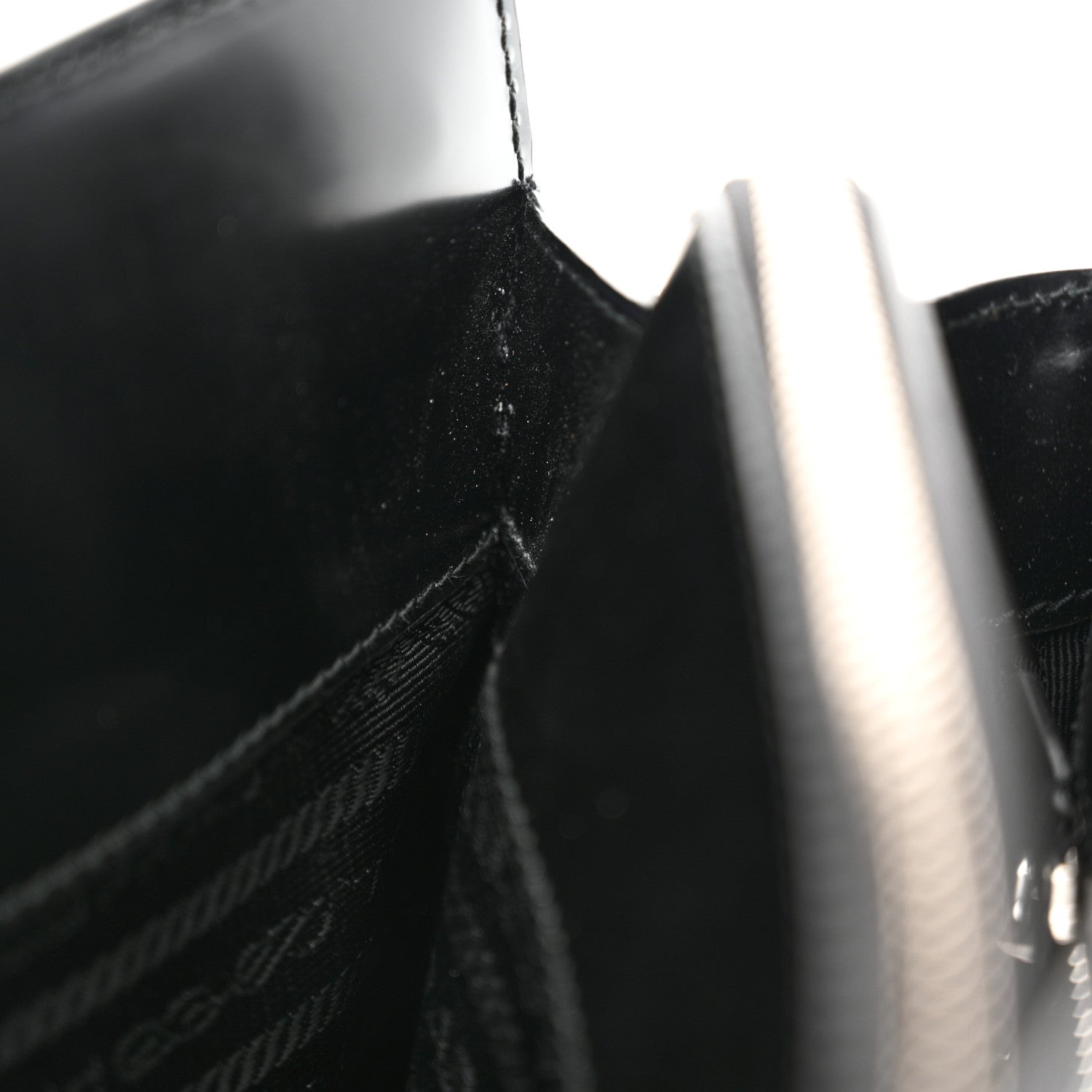 Prada Spazzolato Medium Re-Edition 1995 Double Handle Handbag Black 11 of 11