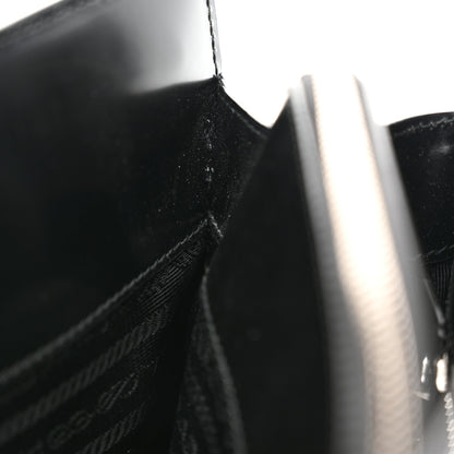 Prada Spazzolato Medium Re-Edition 1995 Double Handle Handbag Black 11 of 11