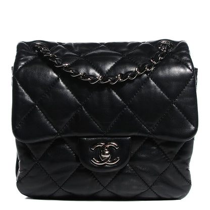 Chanel Lambskin Quilted Mini Chanel 3 Flap Black 1 of 8