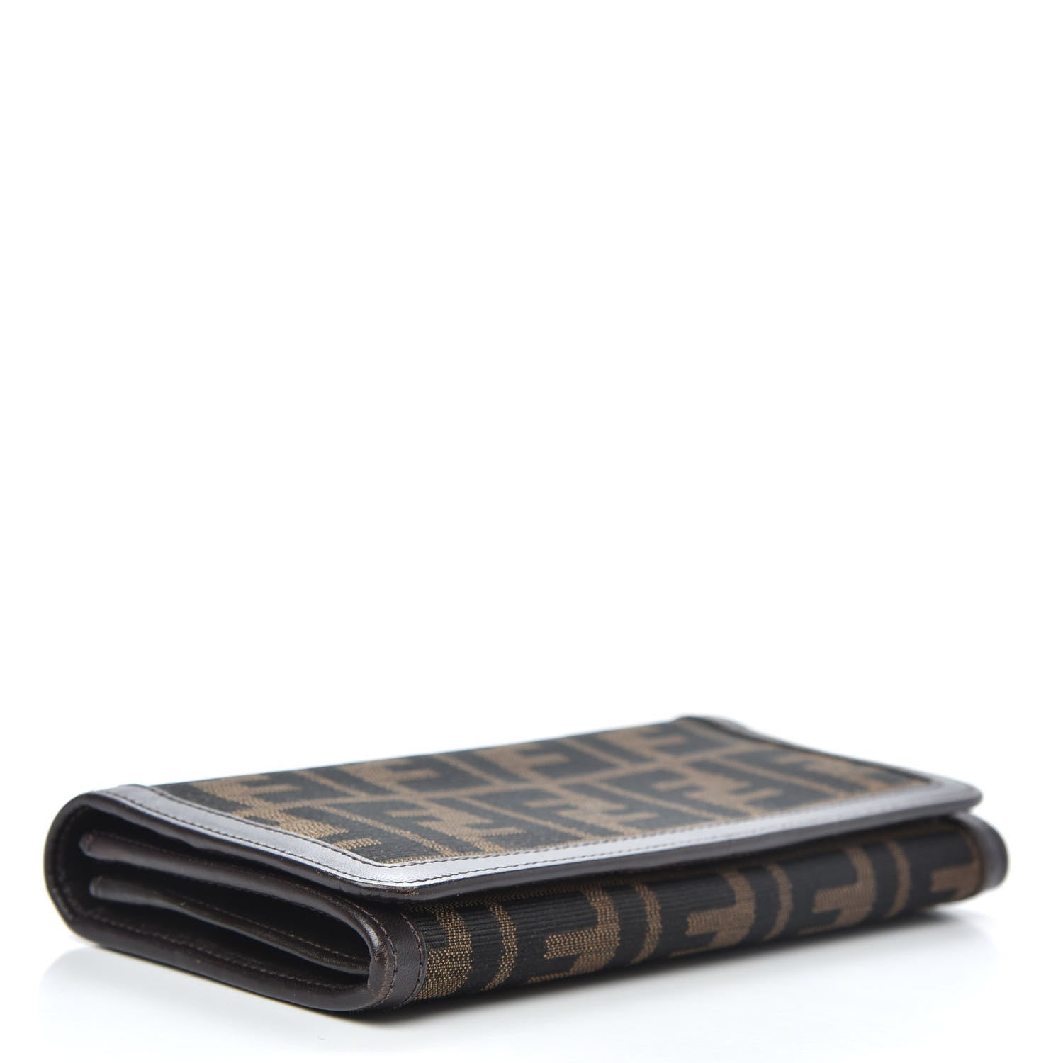 Fendi Zucca Continental Wallet Tobacco Moro 4 of 11