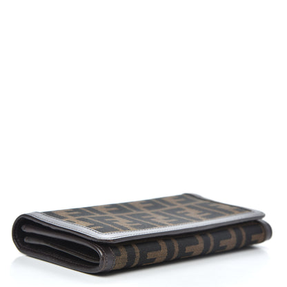 Fendi Zucca Continental Wallet Tobacco Moro 4 of 11