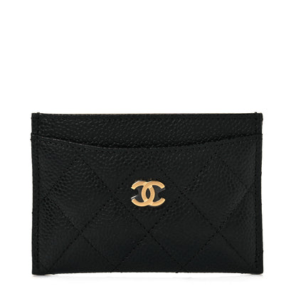 Chanel Caviar Quilted Card Holder Black 1 of 11