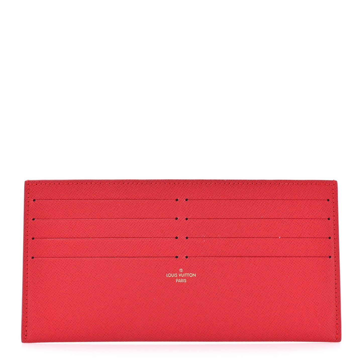 Calfskin Felicie Card Holder Insert Cherry