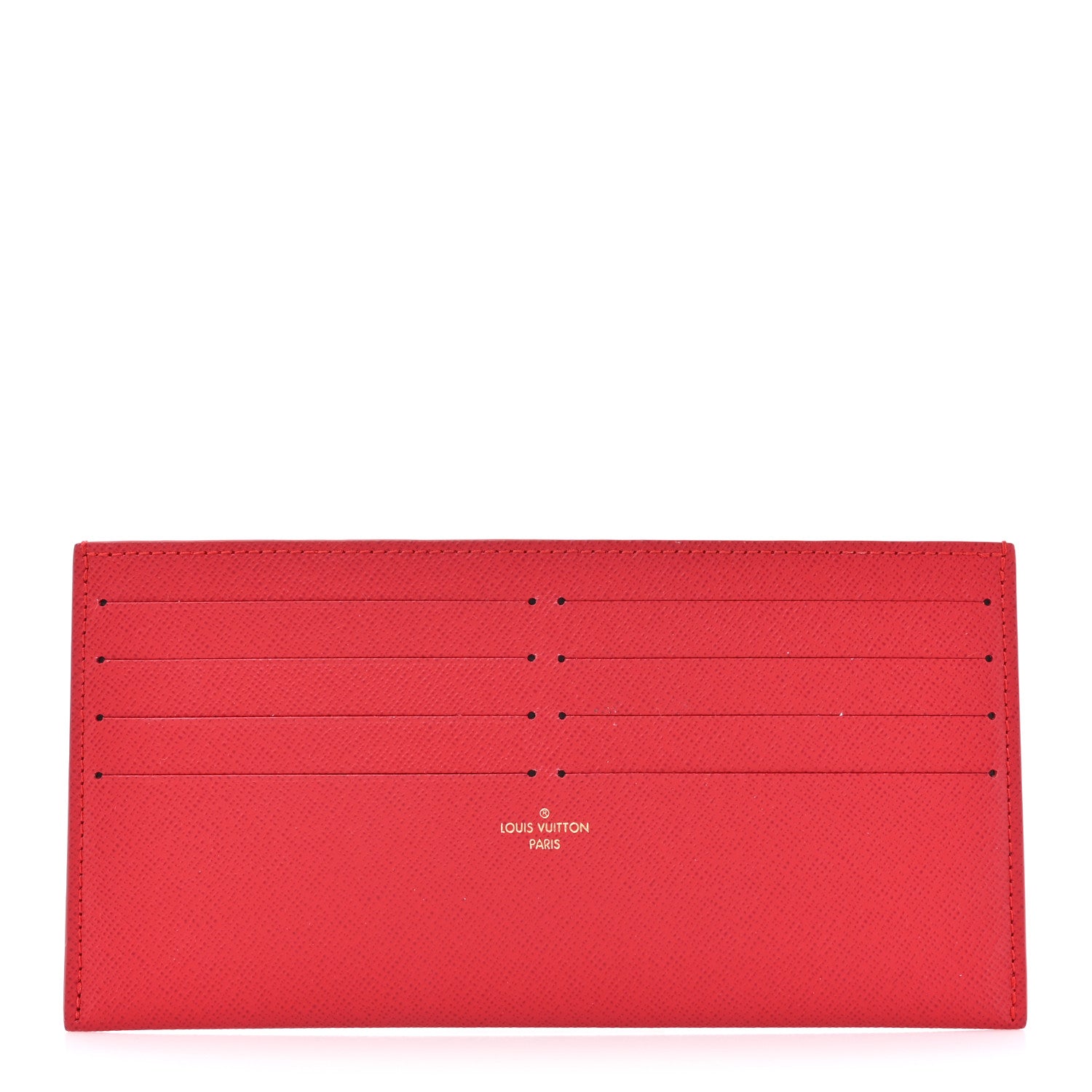 Louis Vuitton Calfskin Felicie Card Holder Insert Cherry 1 of 8