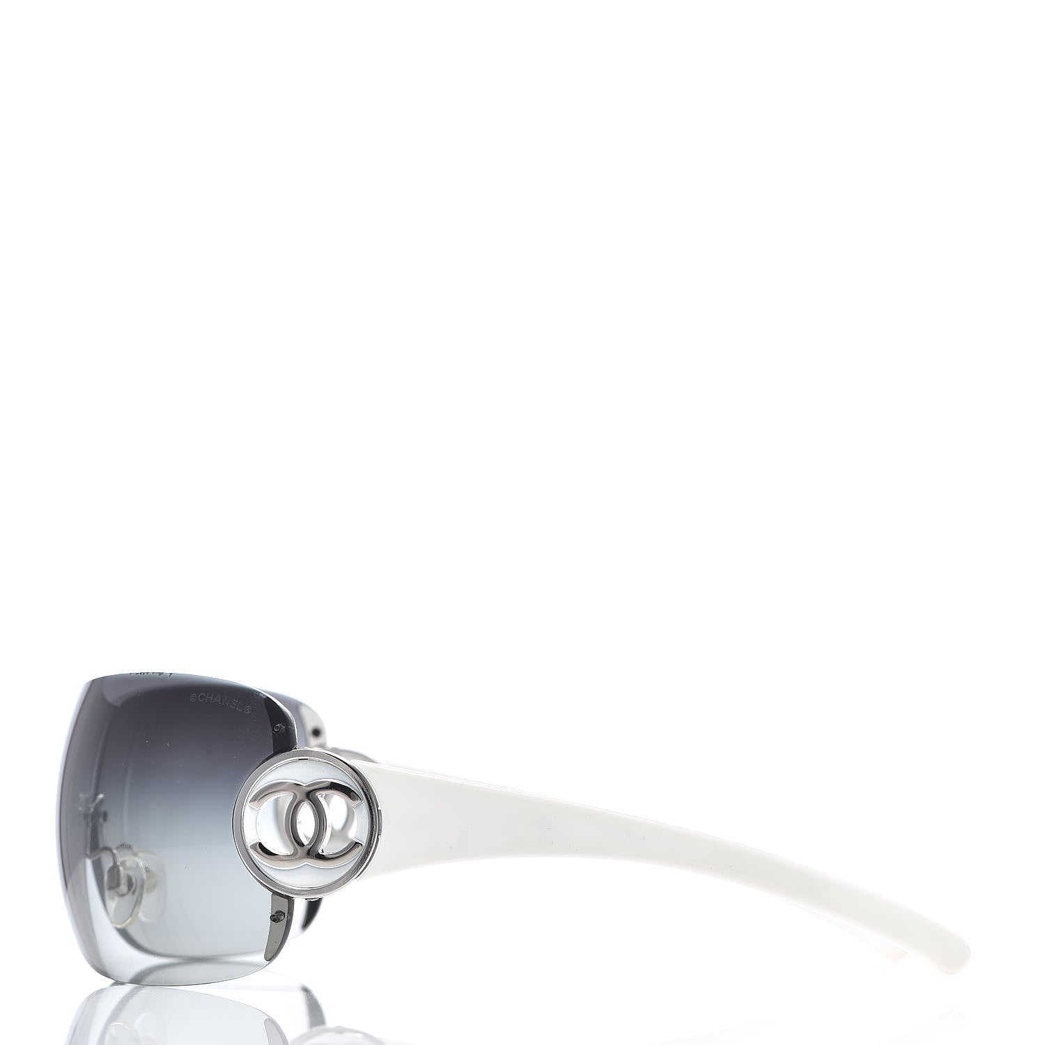 Chanel CC Sunglasses 4145 White 3 of 8
