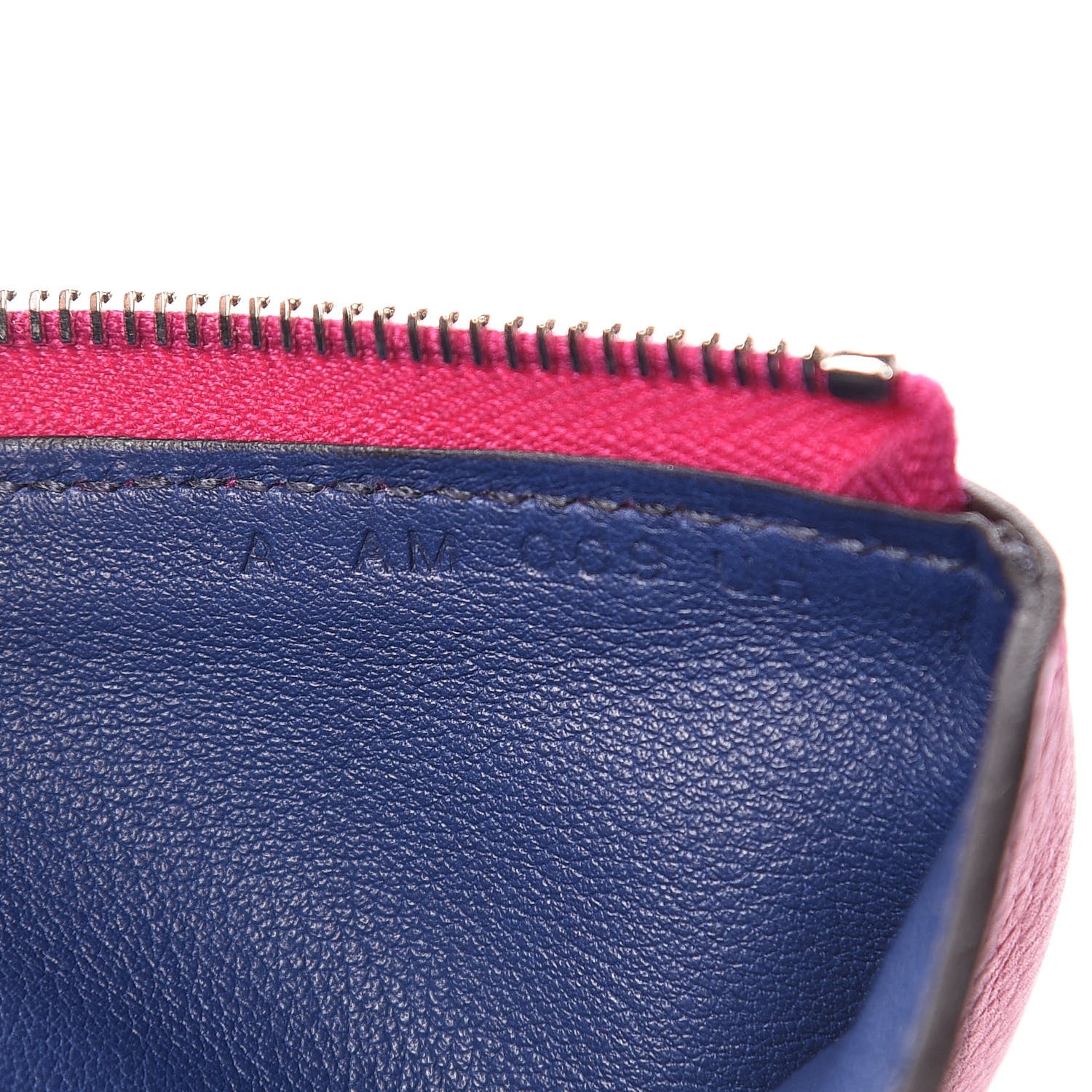 Hermes Evercolor Atout Pouch Rose Pourpre Bleu Saphir 7 of 8