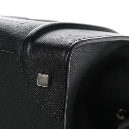 Celine Drummed Calfskin Mini Luggage Black 9 of 15