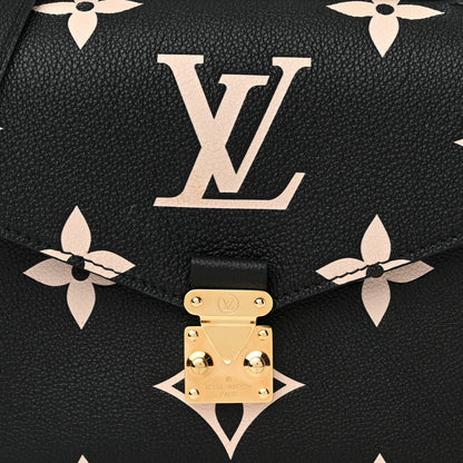 Louis Vuitton Empreinte Monogram Giant Pochette Metis Black Beige 7 of 10
