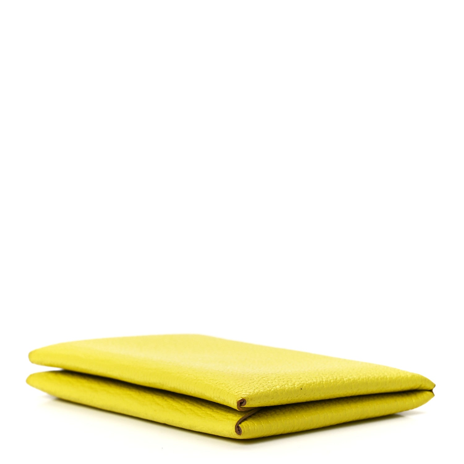 Hermes Chevre Mysore Calvi Card Case Lime 9 of 11