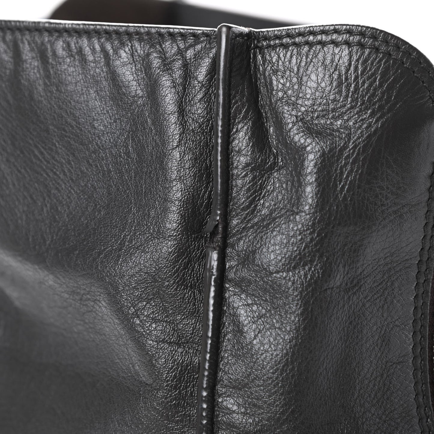 Veau Papier A4 Zip Around Tote Coffee