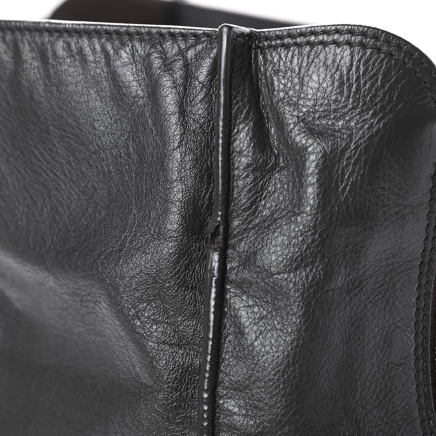 Balenciaga Veau Papier A4 Zip Around Tote Coffee 14 of 17