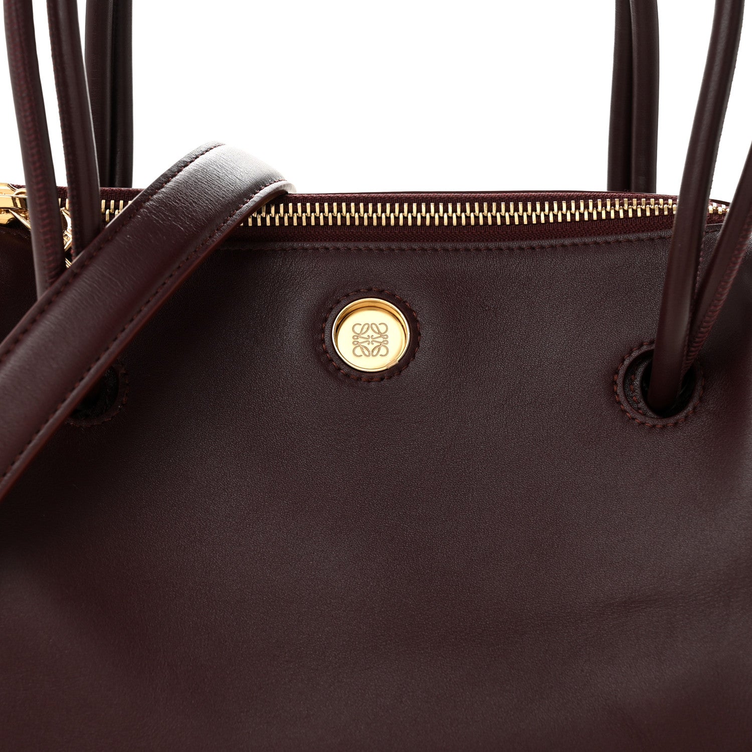 Loewe Supple Calfskin Small Madrid Bag Dark Burgundy 7 of 9