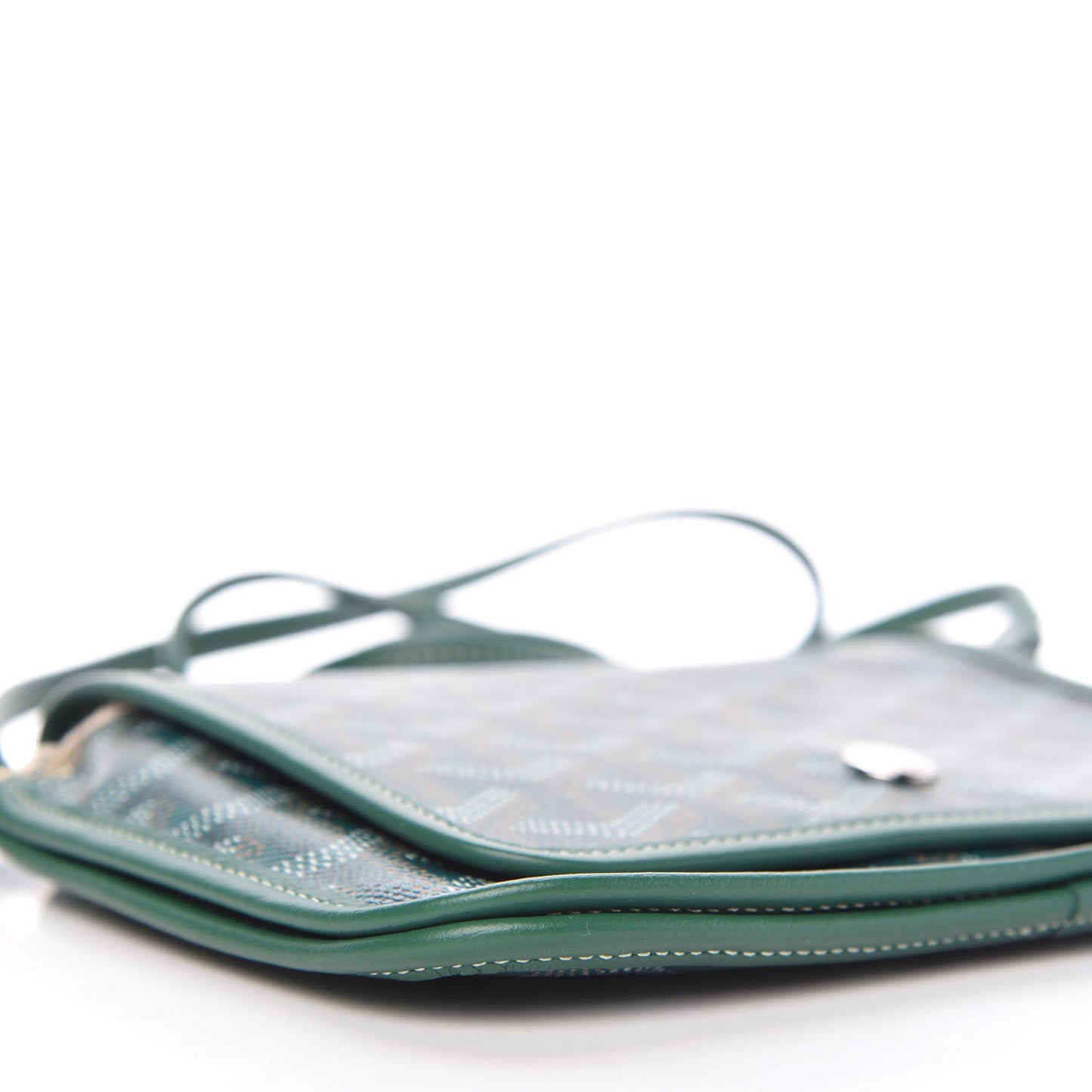 Goyardine Plumet Wallet Clutch Green