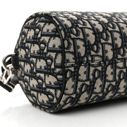 Christian Dior Oblique Roller Messenger Bag Blue 8 of 10