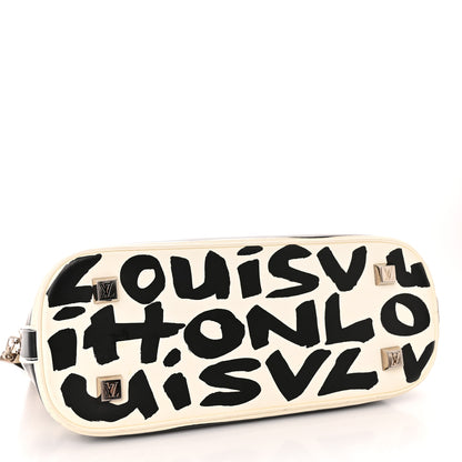 Louis Vuitton Graffiti Alma MM Black 4 of 13
