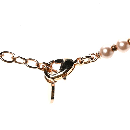Christian Dior Pearl Bee Choker Necklace Gold 4 of 6
