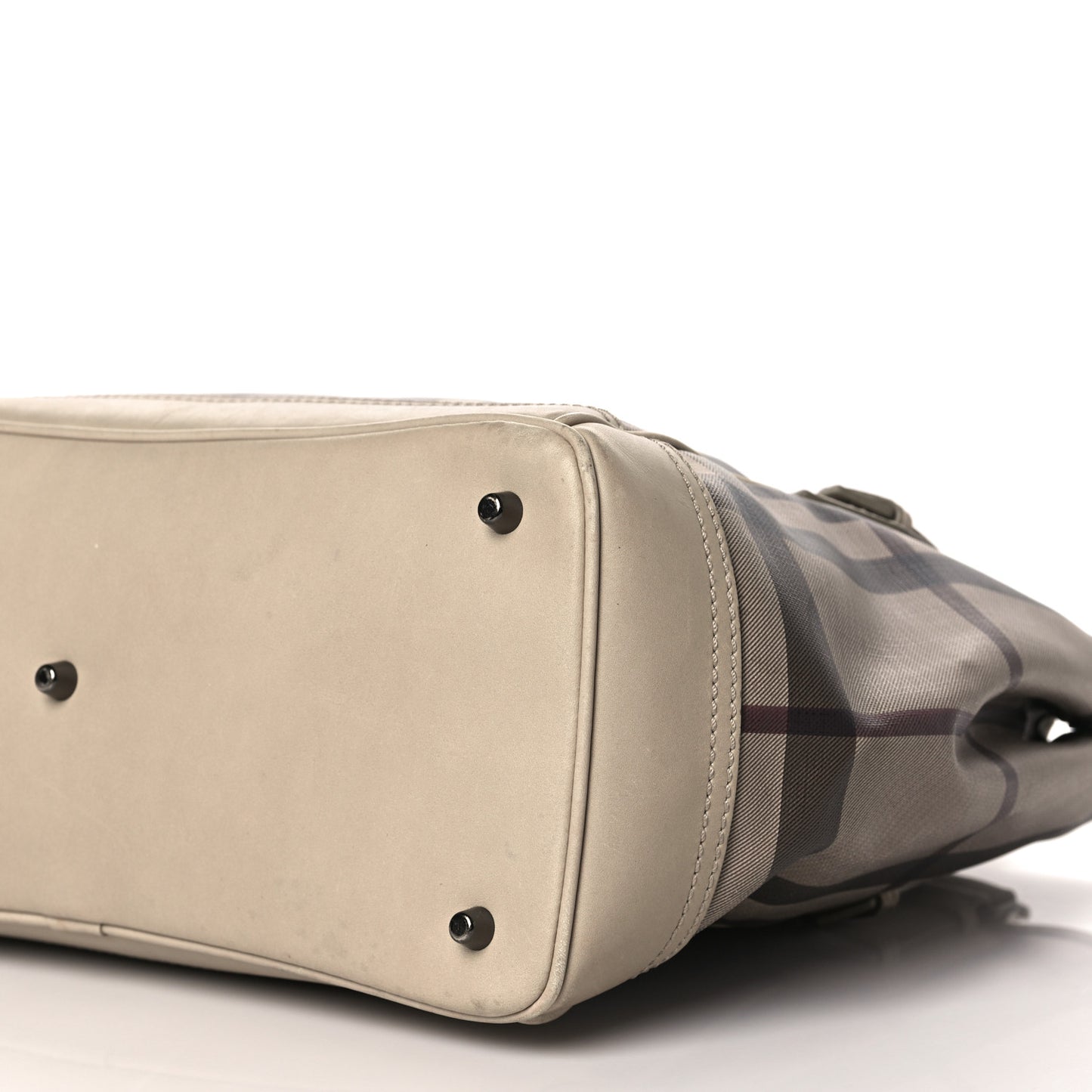 Smoked Check Tote Bag Trench