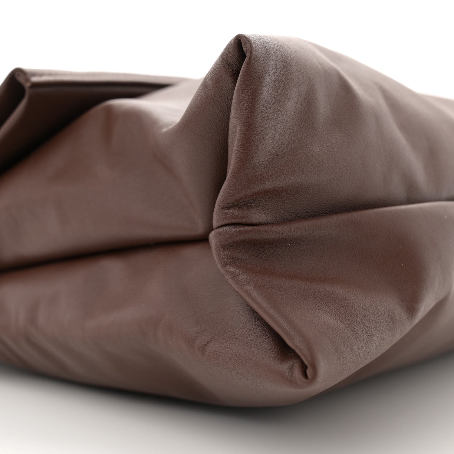 The Row Calfskin Large Glove Bag Chocolate 8 of 10