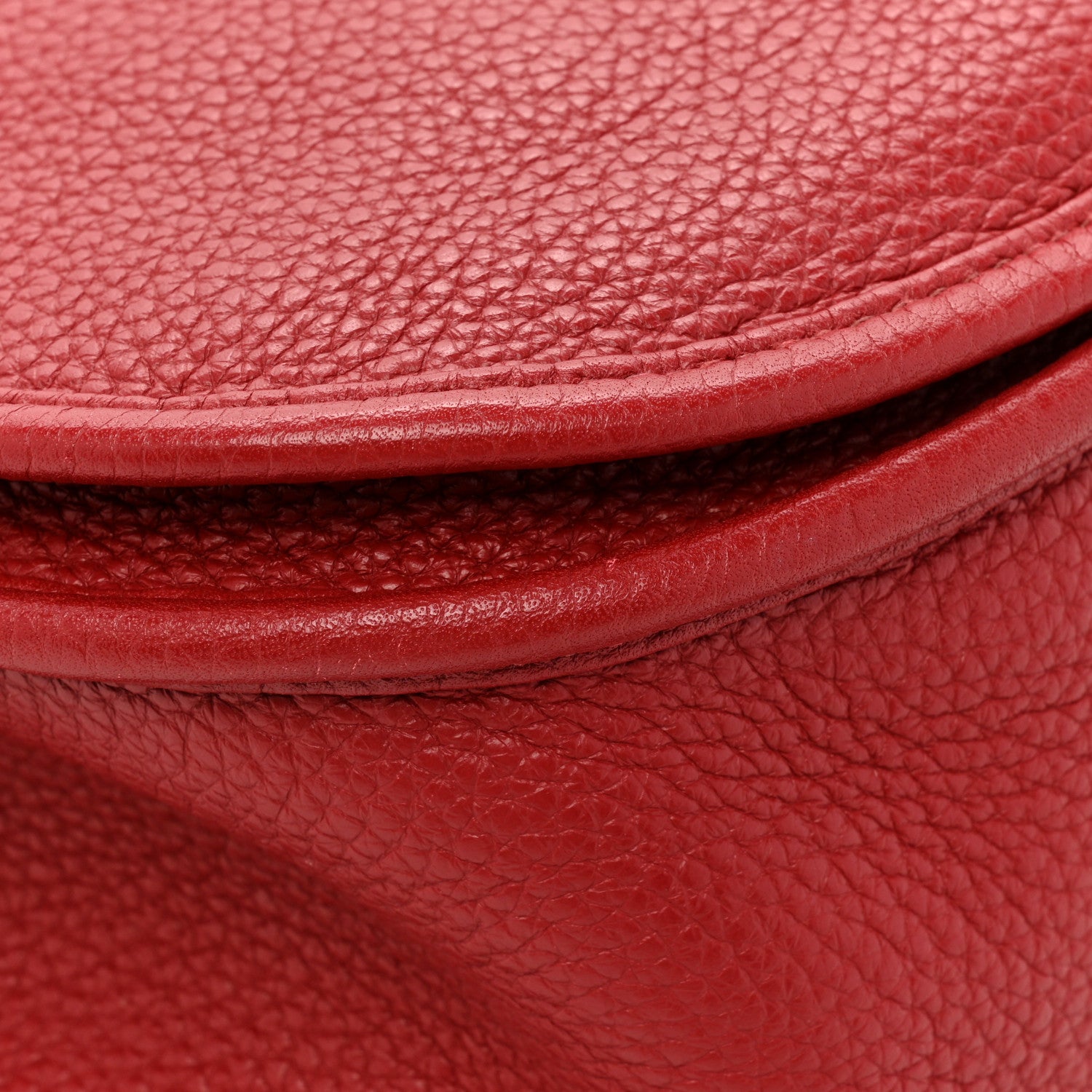 Hermes Taurillon Clemence Evelyne III GM Rouge Garance 11 of 13