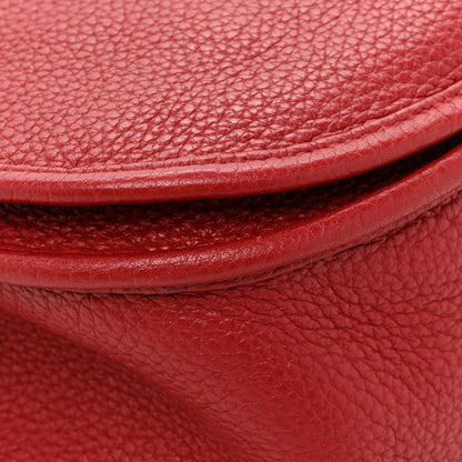 Hermes Taurillon Clemence Evelyne III GM Rouge Garance 11 of 13