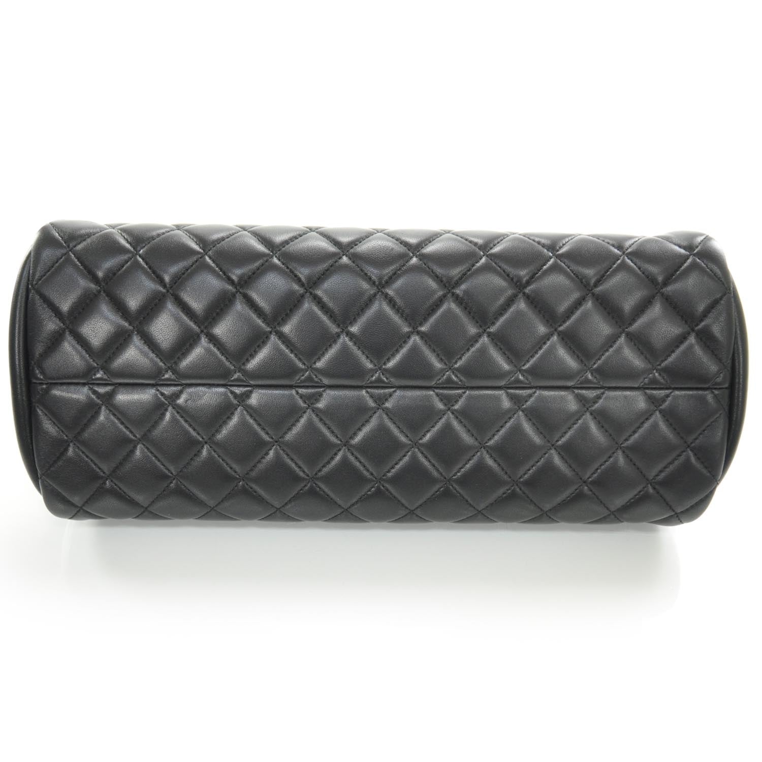 Chanel Lambskin Quilted Medium Just Mademoiselle Black 4 of 8