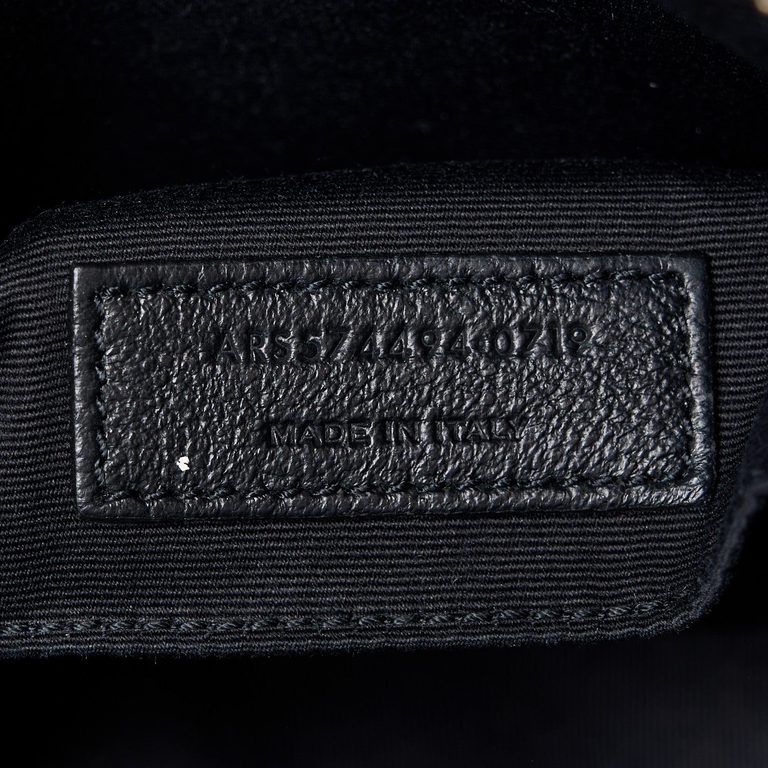 Saint Laurent SAINT LAURENT Calfskin Matelasse Monogram Lou Camera Bag Navy 7 of 10