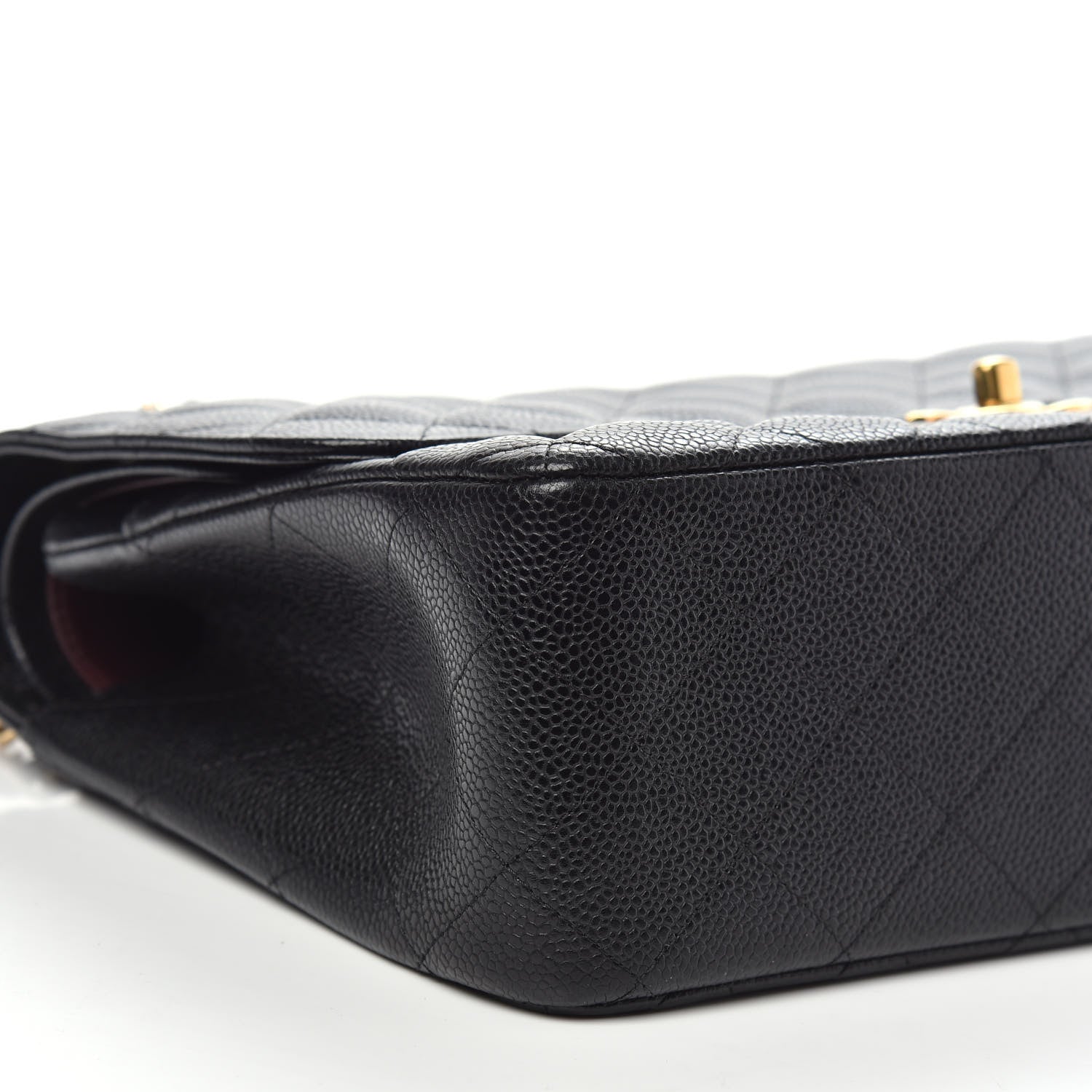 Chanel Caviar Quilted Jumbo Double Flap Black 9 of 15