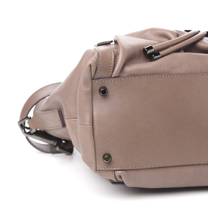 Burberry Calfskin Farrar Drawstring Tote Beige 8 of 10
