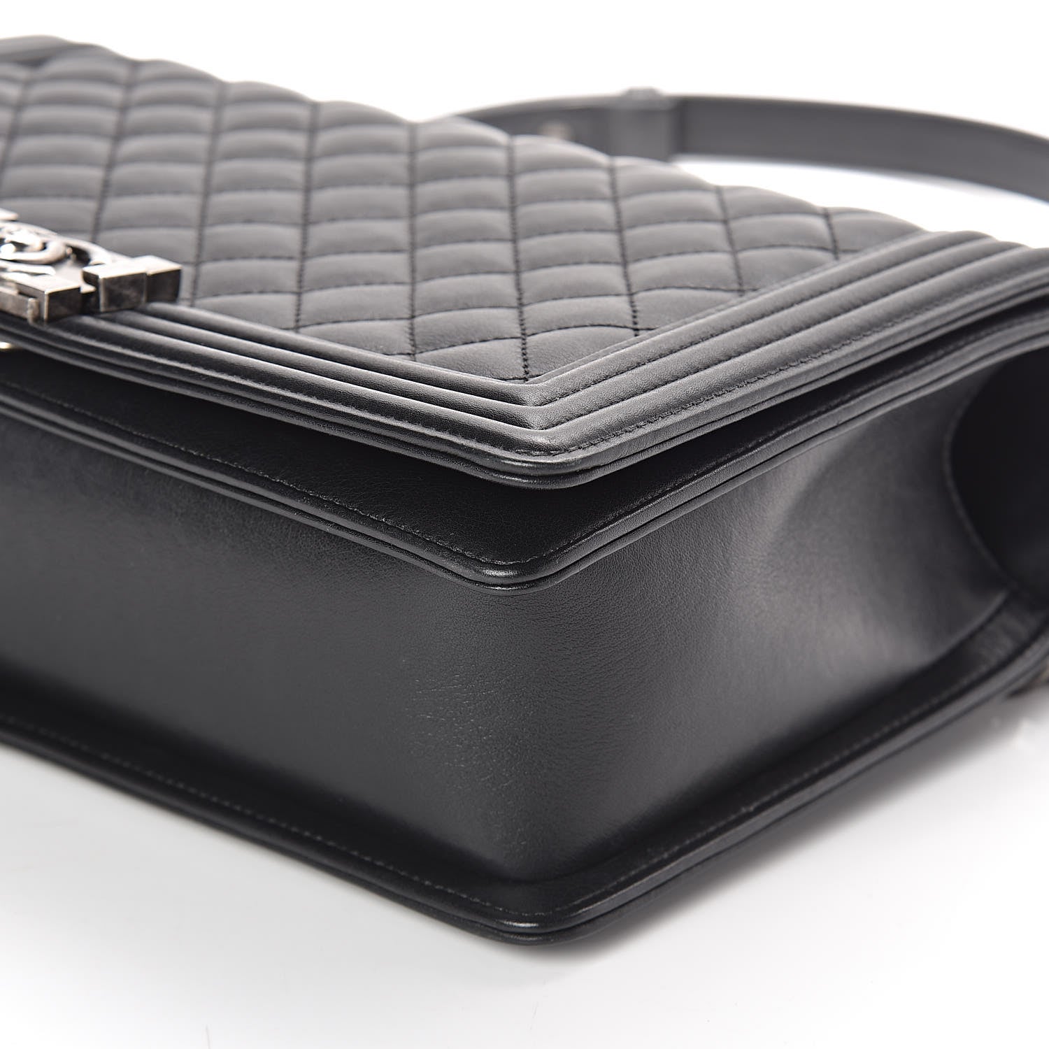Chanel Lambskin Quilted New Medium Boy Flap Black 9 of 14