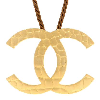 Chanel CC Rope Necklace Gold 3 of 7