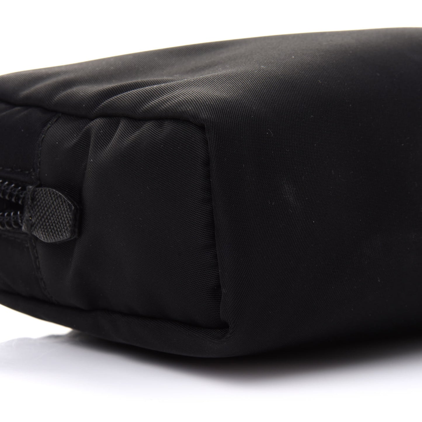 Tessuto Nylon Saffiano Wristlet Black
