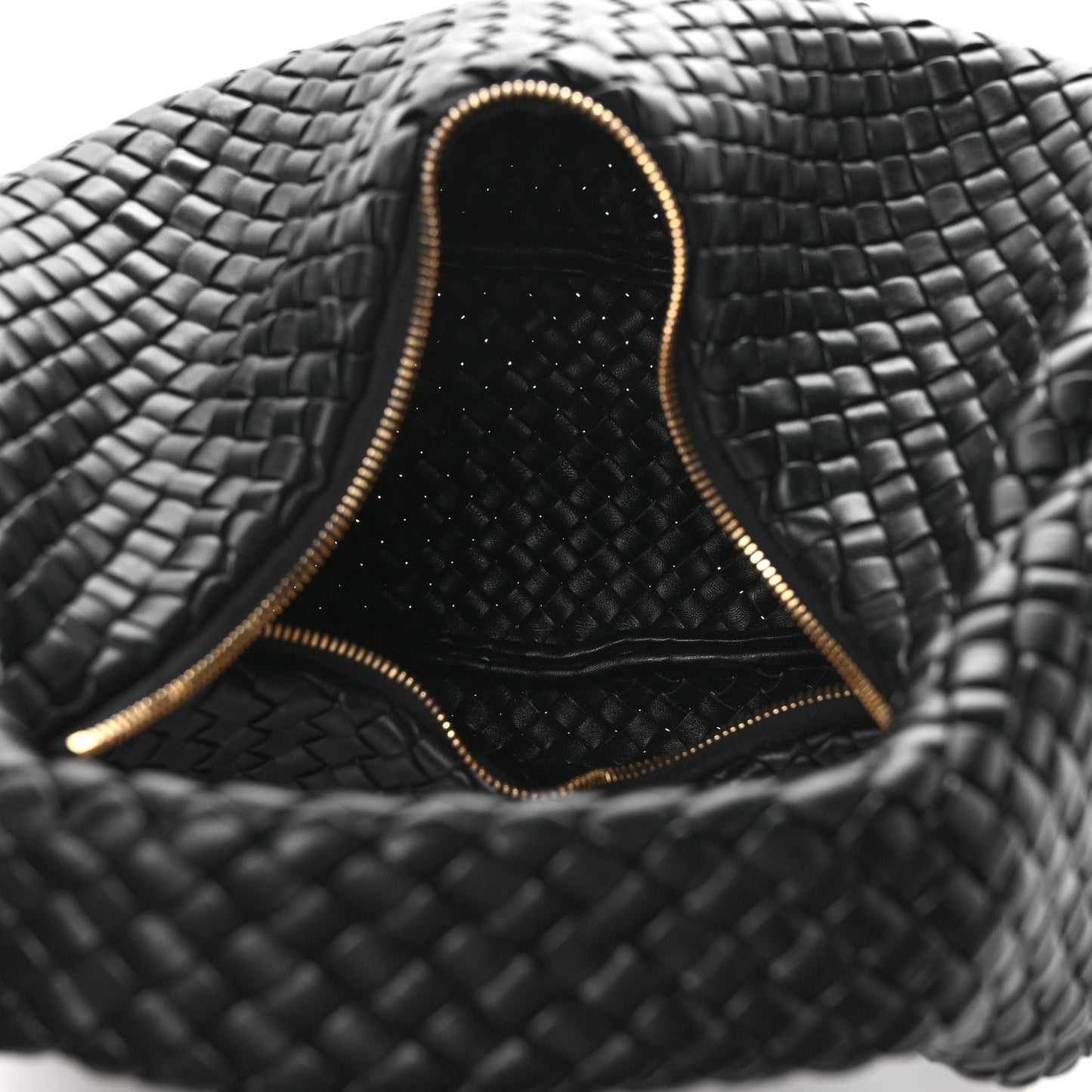 Lambskin Intrecciato Padded Jodie Black