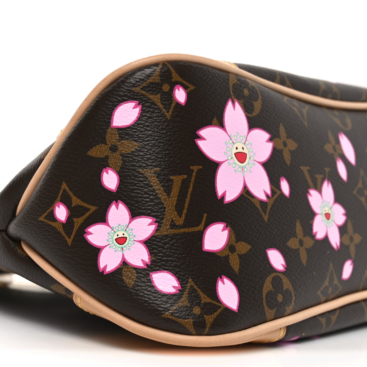 LV x TM Monogram Chery Blossom Boulogne Sakura Brown