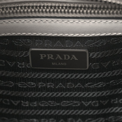 Prada Saffiano Cuir City Calf Monochrome Shopping Tote White 5 of 8