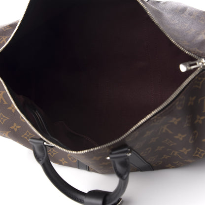 Louis Vuitton Monogram Macassar Keepall Bandouliere 45 4 of 10