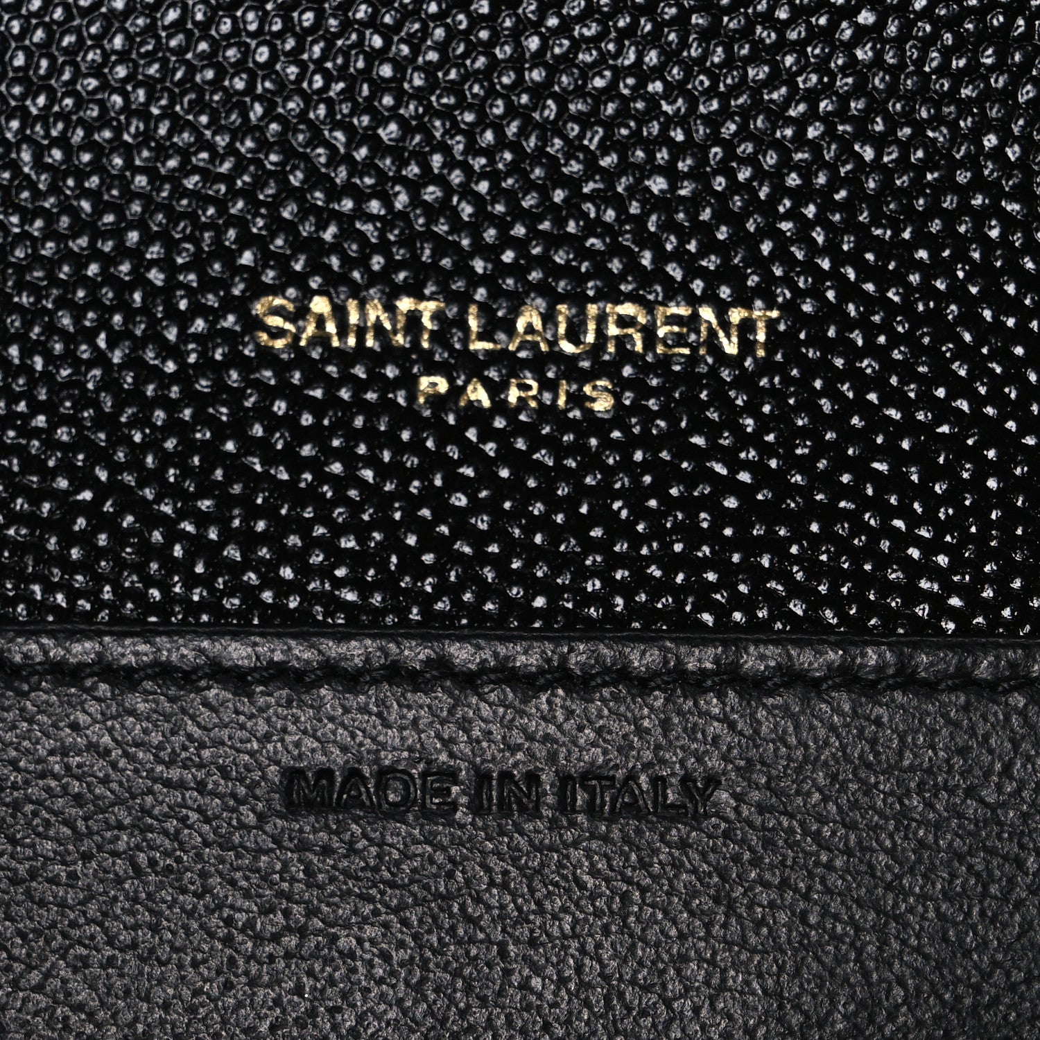 Saint Laurent Grain De Poudre Uptown Chain Wallet Black 7 of 10